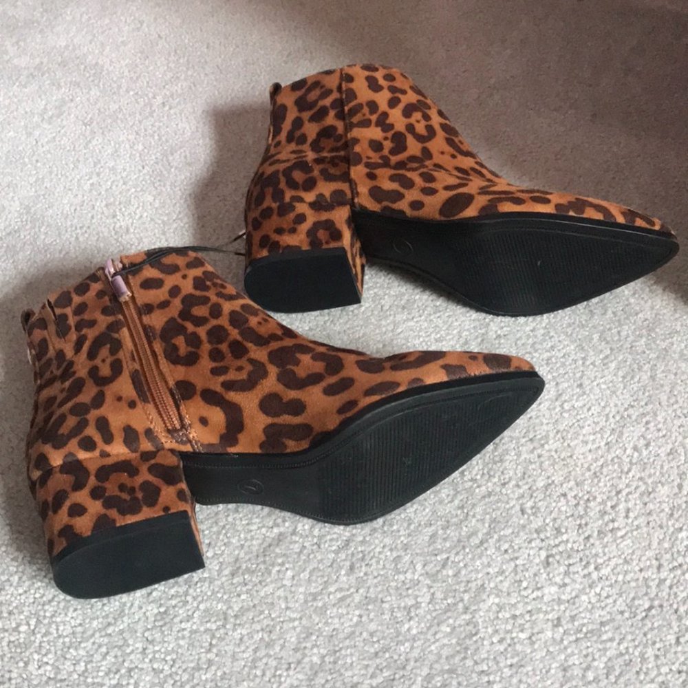 NWT A New Day Leopard Booties - Picture 5 of 5